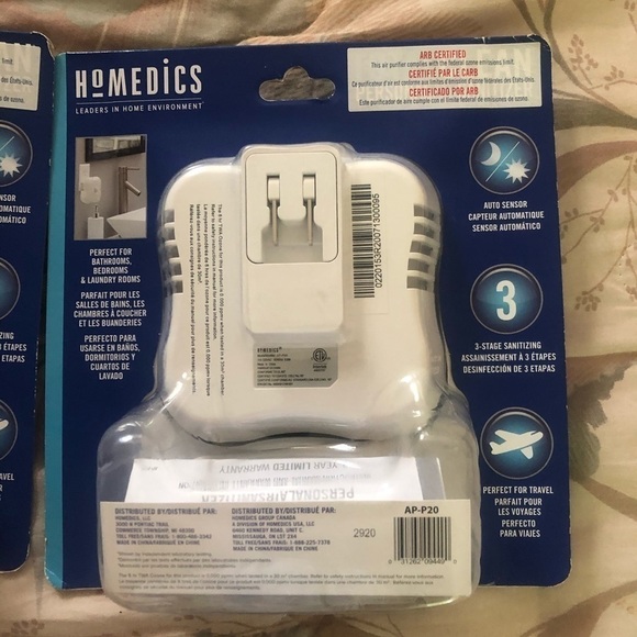 - 2 New With Box  Home medicsTotal Clean PersonalSir Saniti - Picture 7 of 11